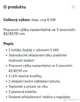 Plynový gril Tepro. - 8
