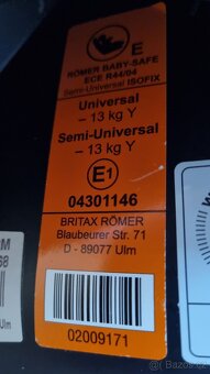 Britax Römer Baby-Safe Plus - RM (do 13kg) - 8