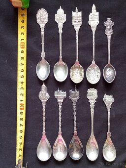 Sběratelské lžičky, vidličky, nože - celkem 106 ks - 8