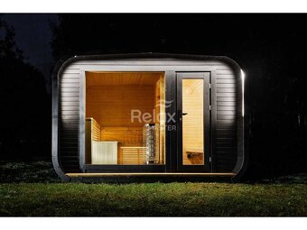 Finská sauna LUX s předsíní 245×340 - 8