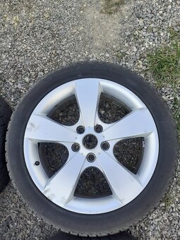 Sada 225/45 17, orig. Kola Škoda Pegasus 7x17, 5x112 - 8
