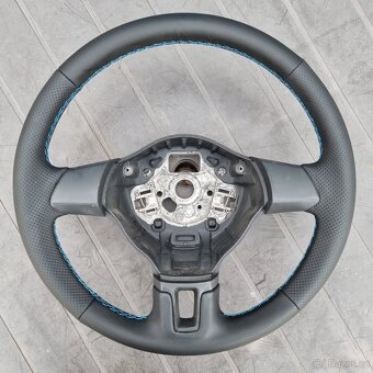 Vw Polo 6r nový kožený volant - 8