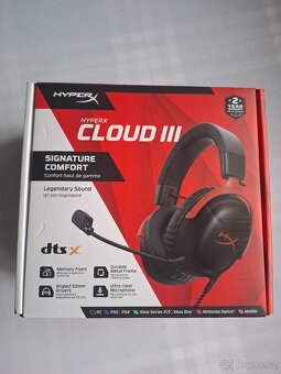 HyperX Cloud III sluchátka – drátová, s mikrofonem - 8