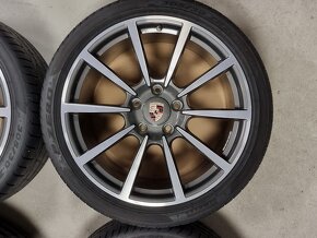 originál alu PORSCHE 911 991 Classic II 20" 5x130 R20 s pneu - 8