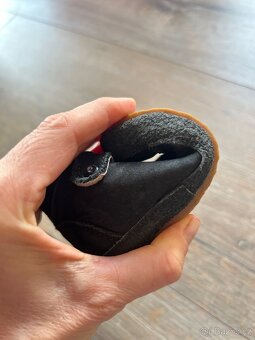 PEGRES BF32 celoročky BLACK kůže - nubruk BAREFOOT boty v.24 - 8