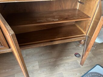 Příborník /bufet starožitný  masiv dub - 8