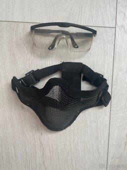 Airsoft (brašna, maska, brýle, lopatka) - 8