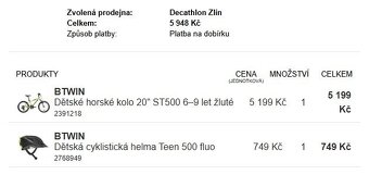 Dětské horské kolo 20" - 8