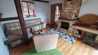 Kožená sedací souprava  + křeslo - 8