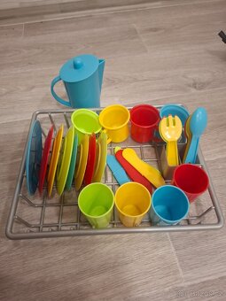 Dřevěná kuchyňka + příslušenství - 8