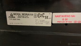 Plynový sporák MORA 2200 - 8