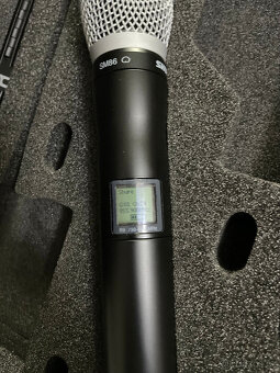 SHURE UR4D -R9-790-865MHz + 2 X UR2 s 2 X kapslí SM86 (jako - 8