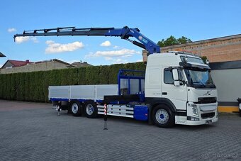 Volvo FM500 - 6x2 - Valník + HR-HMF 3220 – EURO 6 - 8