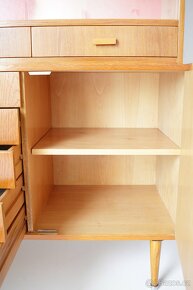 Retro Stěna Knihovna Komoda Brusel Renovace TOP - 8