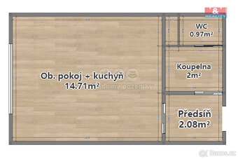 Prodej bytu 1+kk, 20 m², Heyrovského ul, Plzeň - Doudlevce - 8