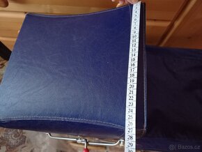 Retro starožitný kočárek pro panenky se sklápěcí střechou - 8