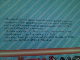 MOZAIKA POČTY retro didaktická hračka - 8