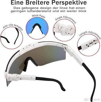 2 x sportovní brýle Yeria a Gestand UV400 - 8