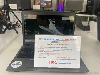 HP PROBOOK 455 G1 15,6“/AMD A6/SSD 240GB/RAM 8GB GRAFIKA:AMD - 8