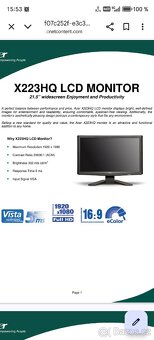 P: Monitor Acer X223HQ - 8