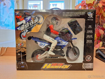 RC MOTORKA - plně funkční + ovládání + baterie + nabíječka - 8
