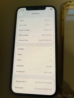 Apple iPhone 12, 64GB - 8