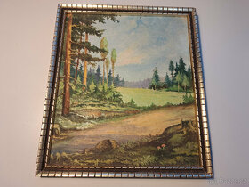 Starožitné obrazy s podpisama - 8