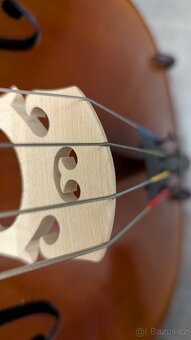 Violoncello 4/4 celomasivní nastroj, lihový lak - 8