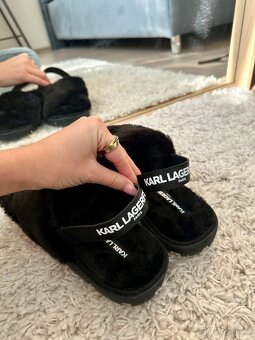 ČERNÉ PANTOFLE KARL LAGERFELD - 8