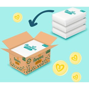 Pampers Premium Protection 6 , měsíční balení (1x 144 plen) - 8
