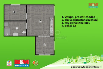 Pronájem bytu 2+kk v Holicích, ul. náměstí T. G. Masaryka - 8