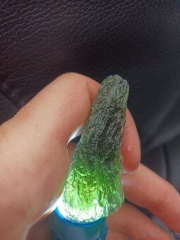 Vltavín 14.23 g, velký krásný kus - 8