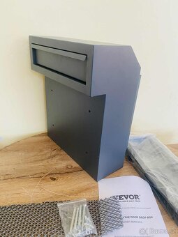 Poštovní schránka s číselným zámkem s instalací skrz dveře - 8