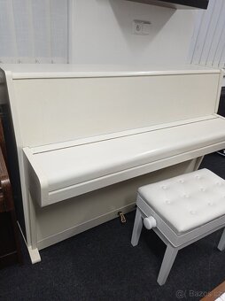 Piano, pianino, klavír bílý Petrof- Forster - 8
