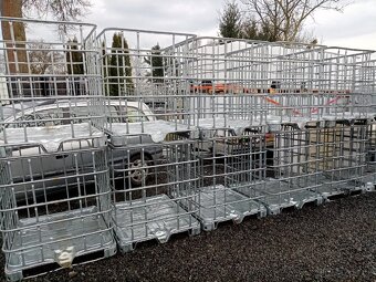 IBC klece pěkné zánovní pozink plast vhodné na cokoliv - 8