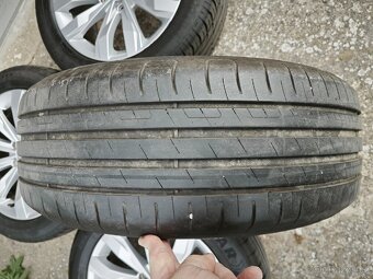 Alu VW 5/112 r17 + 215/55 r17 letní pneu Top stav - 8