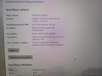 Dell 5570 i5 / 8 GB / 256 SSD / Win 10 - 8