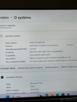 HERNÍ PC – Ryzen 5 5600X/RTX 3070/32GB RAM - 8