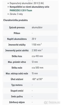 Aku nůžky na živý plot parkside s baterií a nabíječkou - 8