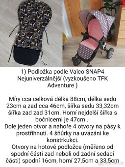 Podložka do kočárku, 2.část, nové - 8