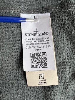 Stone Island Zapínací mikina Šedá - 8