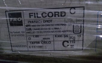 Prodám levne CO2 svářecí drát p.1,6mm - 28Kč/kg - 8