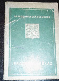 2x pracovní průkaz, 1x reisepass - 8
