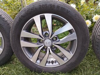 Originál ALU kola Hyundai i30 R16 + letní pneu - 8