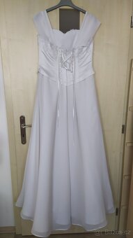 Svatební šaty 40-42 (těhotenské 38) - 8