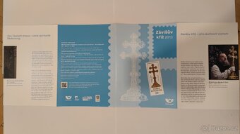 KOMPLET ZAVISUV KRIZ GRAFICKY LIST VYSSI BROD PT 2013 FDC - 8