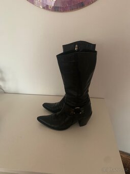 Kožené boty zimní vel. 37 - 8