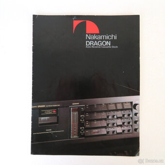 Kazetový magnetofon Nakamichi Dragon s bookletem s ideálním - 8