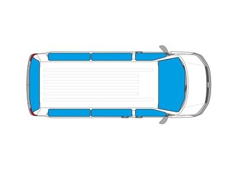 Reimo – Carbest - Vnitřní termoclona pro VW Caddy krátká ver - 8