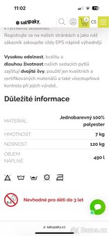 Sedaci / lehaci vak Plazo Sakypaky - 8